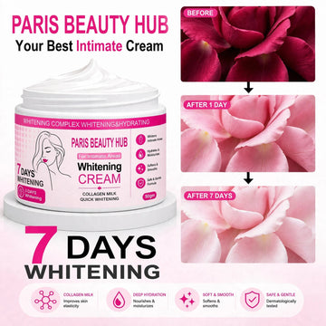 7 Days Whitening Cream for Private Parts – Collagen Milk Formula (30g)