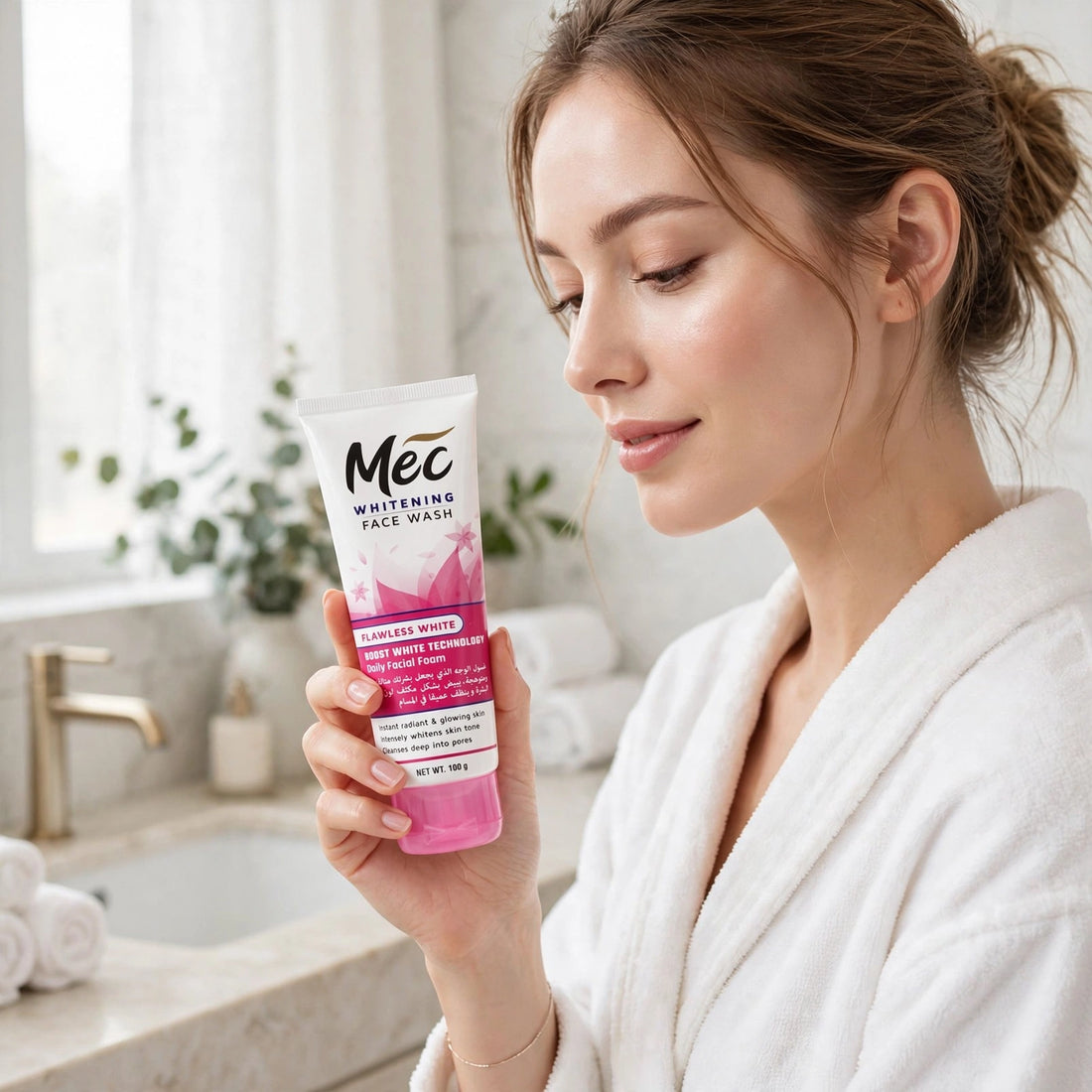 Mec Brightening Face Wash 100g – Flawless Bright Daily Facial Foam