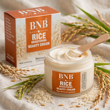 BNB Body & Body Rice Brightening Beauty Cream – Korean Rice Extract, Retinol & Hyaluronic Acid