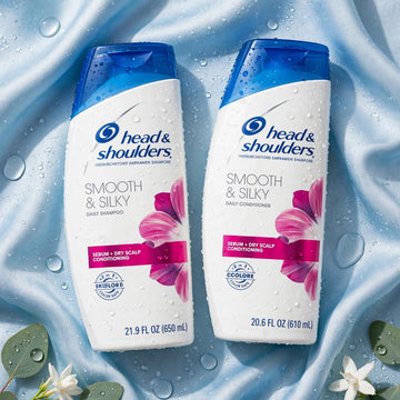 Head & Shoulders Smooth & Silky Shampoo & Conditioner Duo – Anti-Dandruff Hair Care Set